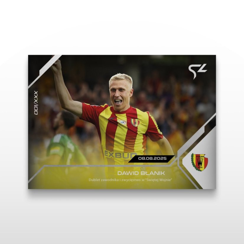 Football trading card L-05 Dawid Błanik - SportZoo PKO BP Ekstraklasa 2025/26 LIVE