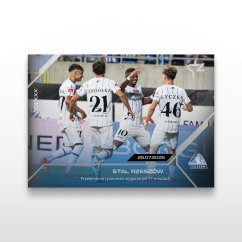 Karta piłkarska L-04 Stal Rzeszów - SportZoo Betclic 1 Liga 2025/26 LIVE