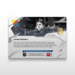 Hokejová  kartička L-07 Anton Frondell - SportZoo Svenska hockeyligan 2025/26 LIVE