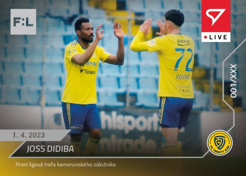 Set 25. kola (3 karty L-086 - L-088) FORTUNA:LIGA 2022/23 LIVE