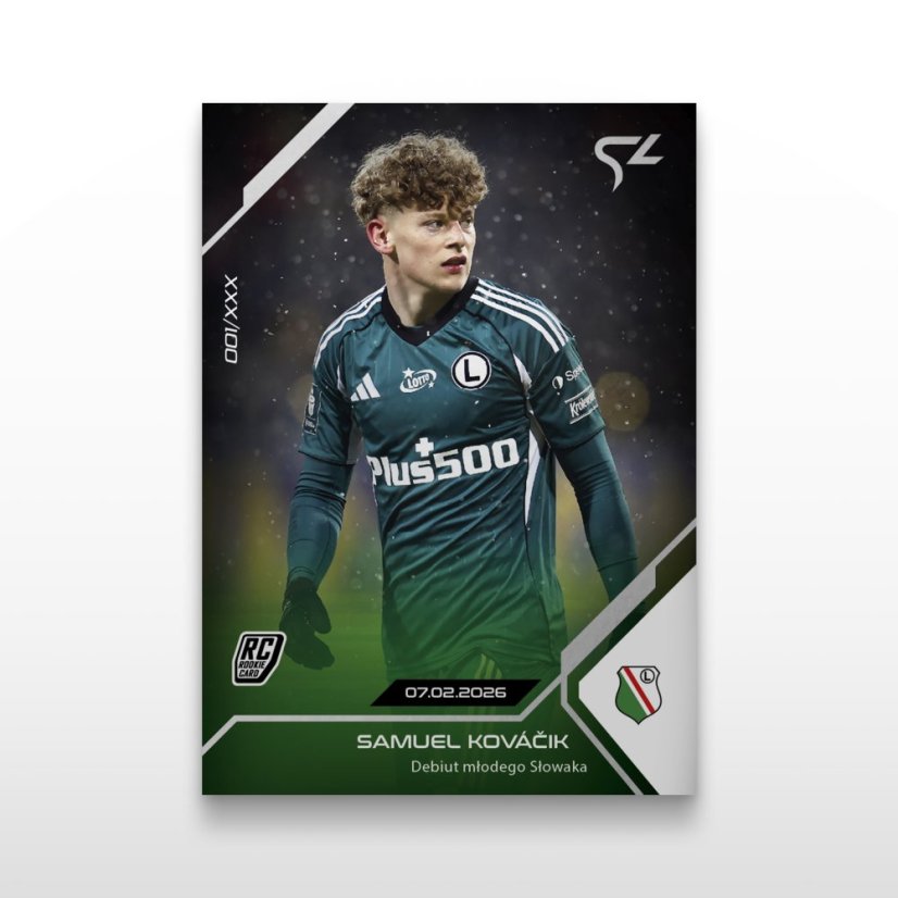 Karta piłkarska L-36 Samuel Kováčik - SportZoo PKO BP Ekstraklasa 2025/26 LIVE