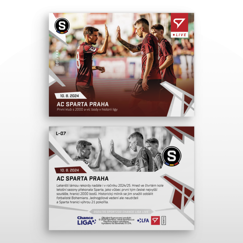 L-07 AC Sparta Praha Chance Liga 2024/25 LIVE