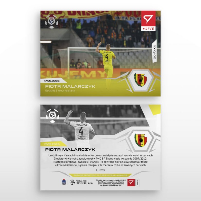 L-75 Piotr Malarczyk PKO BP Ekstraklasa 2024/25 LIVE