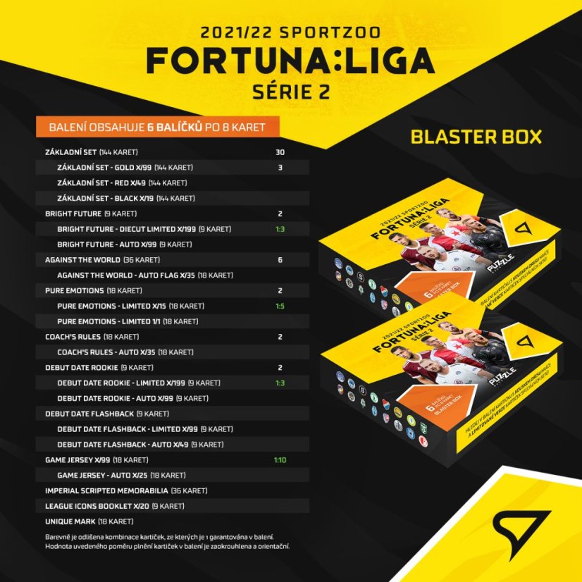 Blaster saszetka FORTUNA:LIGA 2021/22 – 2. seria