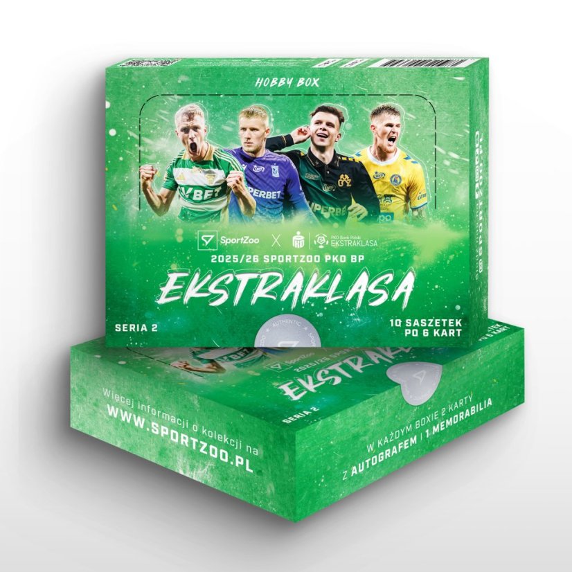 Hobby box - futbalové kartičky SportZoo PKO BP Ekstraklasa 2025/26 - 2. séria