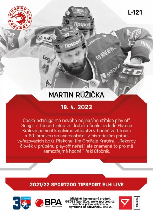 L-121 Martin Růžička TELH 2022/23 LIVE
