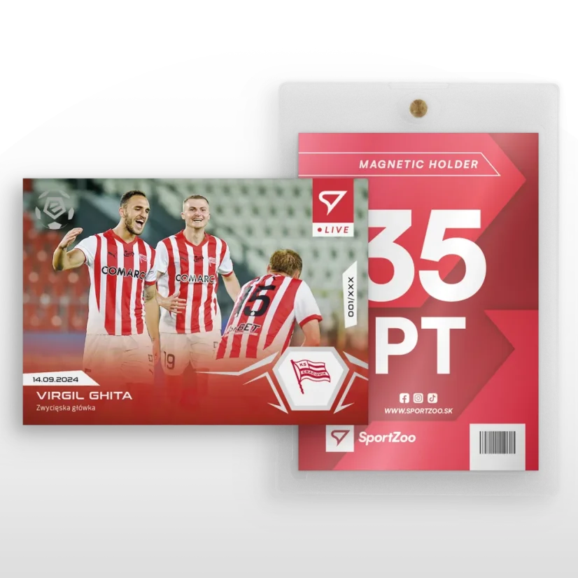 L-12 ZESTAW Virgil Ghita PKO BP Ekstraklasa 2024/25 LIVE + UCHWYT