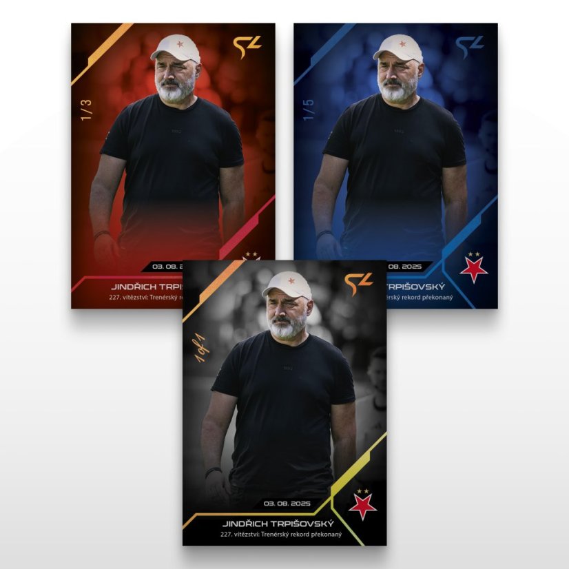 Football trading card L-06 JINDŘICH TRPIŠOVSKÝ - SportZoo Chance Liga 2025/26 LIVE
