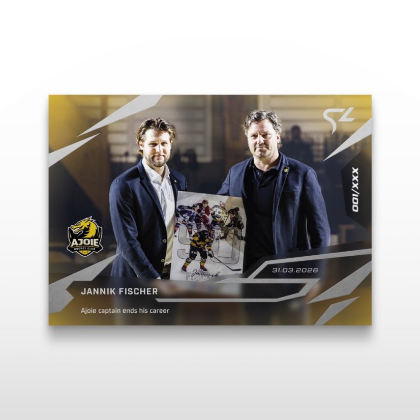Hokejová kartička L-56 Jannik Fischer - SportZoo National League 2025/26 LIVE