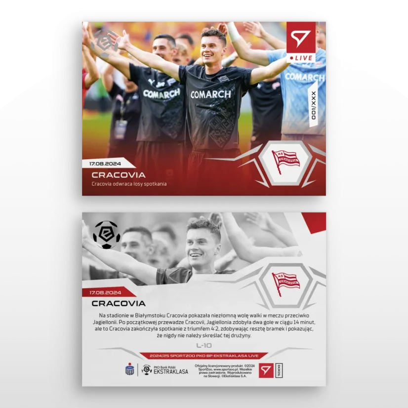 L- 10 Cracovia PKO BP Ekstraklasa 2024/25 LIVE