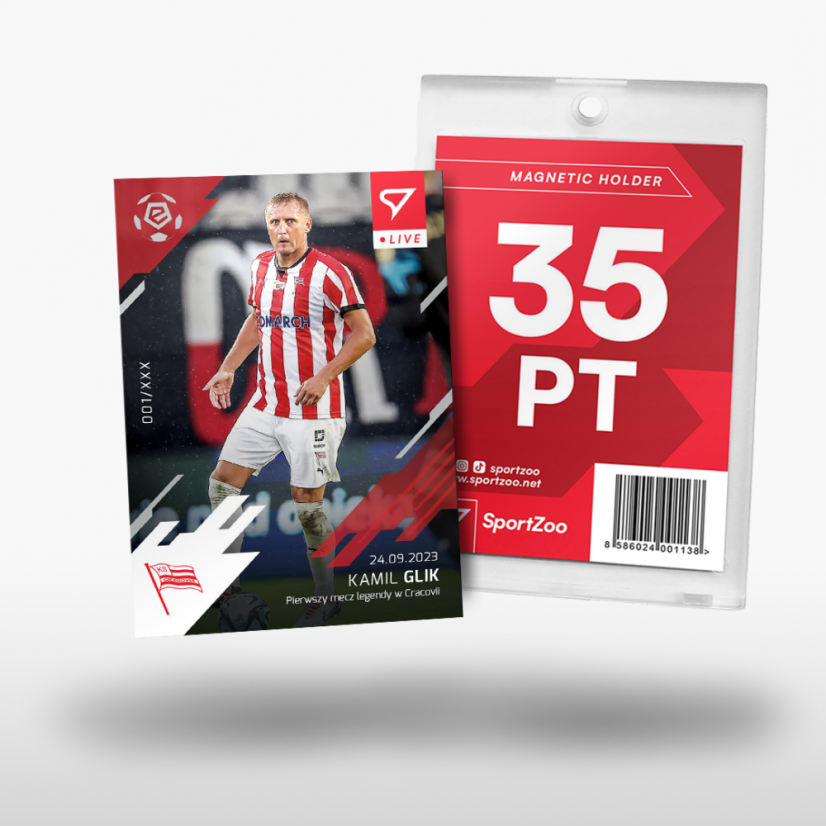 L-15 ZESTAW Kamil Glik PKO Bank Polski Ekstraklasa 2023/24 LIVE + UCHWYT