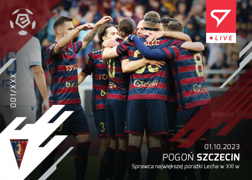 L-18 SADA Pogoń Szczecin PKO Bank Polski Ekstraklasa 2023/24 LIVE + HOLDER