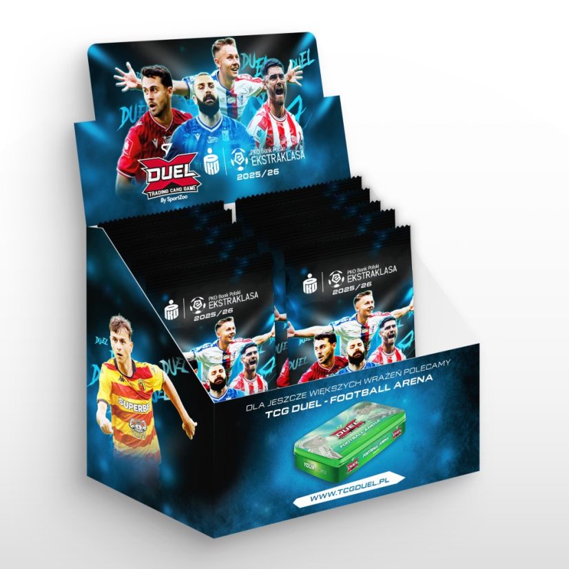 Retail Box - football cards SportZoo PKO BP Ekstraklasa 2025/26 Duel