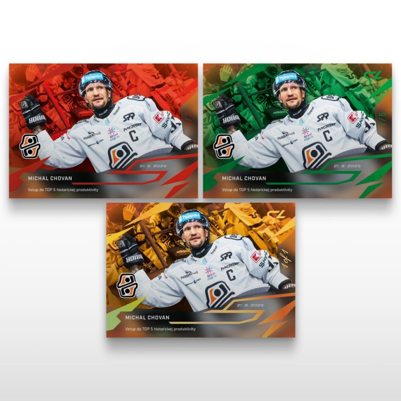 Hockey trading card L-03 MICHAL CHOVAN - SportZoo Tipsport liga 2025/26 LIVE
