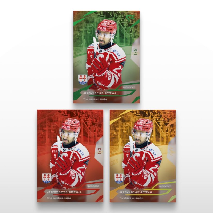Hokejová  kartička L-36 Jeremy Boyce-Rotevall - SportZoo Svenska hockeyligan 2025/26 LIVE