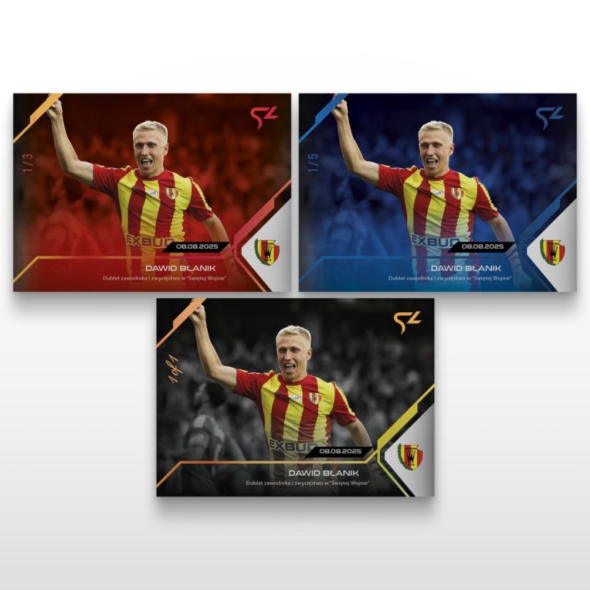 Football trading card L-05 Dawid Błanik - SportZoo PKO BP Ekstraklasa 2025/26 LIVE