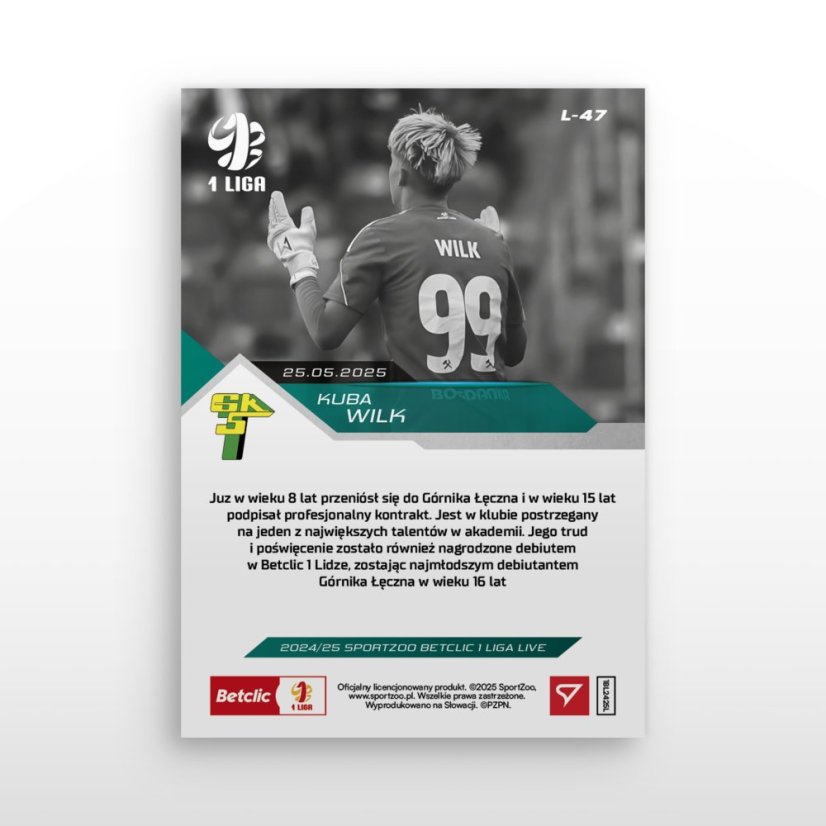 L-47 Kuba Wilk Betclic 1 Liga 2024/25 LIVE + UCHWYT