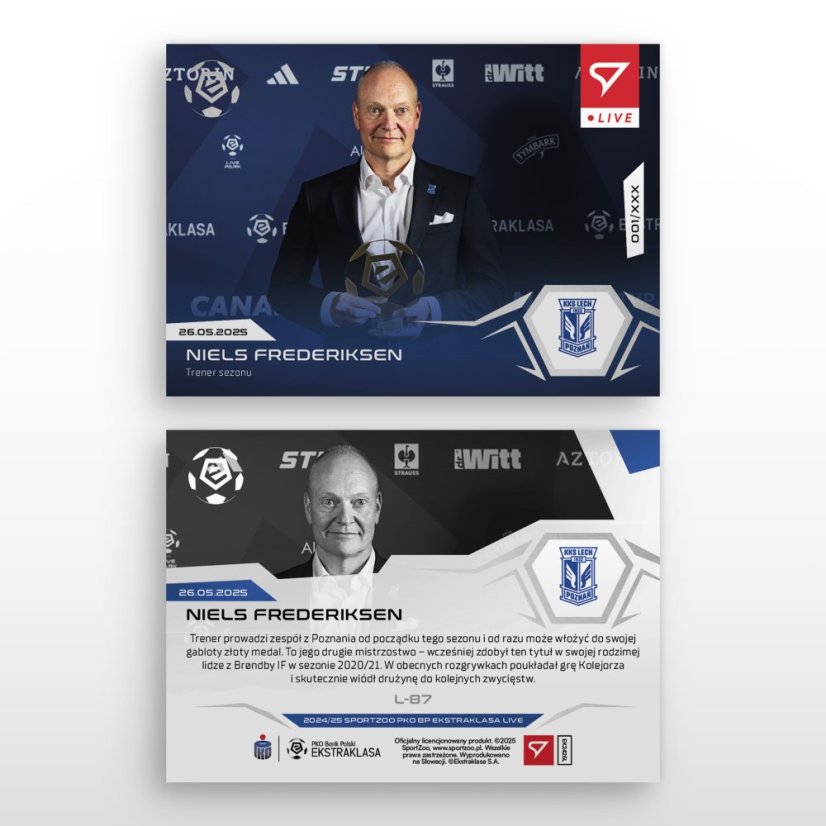 L-87 Niels Frederiksen PKO BP Ekstraklasa 2024/25 LIVE