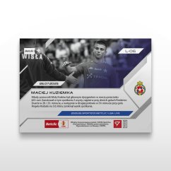 Karta piłkarska L-06 Maciej Kuziemka - SportZoo Betclic 1 Liga 2025/26 LIVE