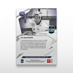 Hockey-samlar­kort L-33 Luc Bachmann – SportZoo National League 2025/26 LIVE