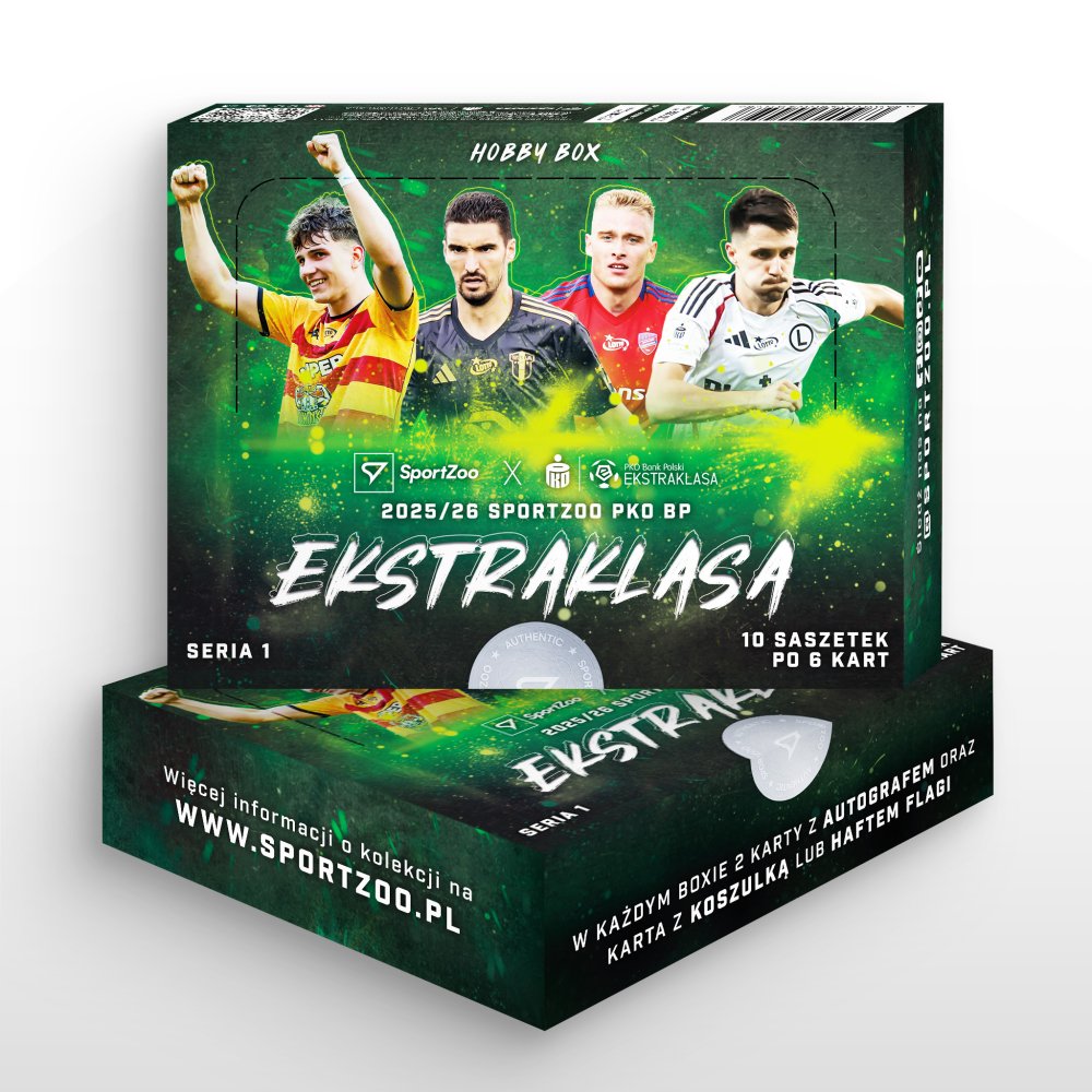 Hobby box karty piłkarskie SportZoo PKO BP Ekstraklasa 2025/26