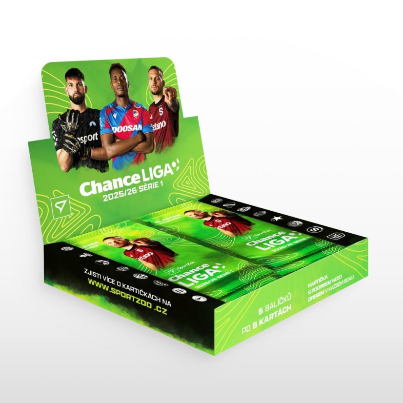 Blaster box - karty piłkarskie SportZoo Chance Liga 2025/26 – Seria 1