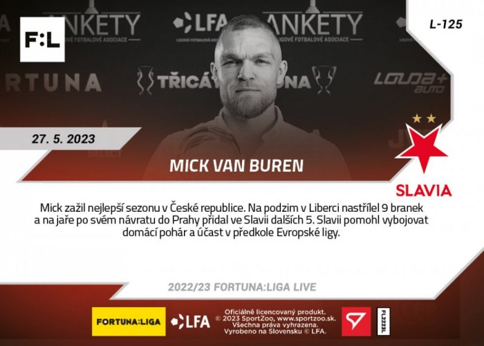 L-125 Mick van Buren FORTUNA:LIGA 2022/23 LIVE