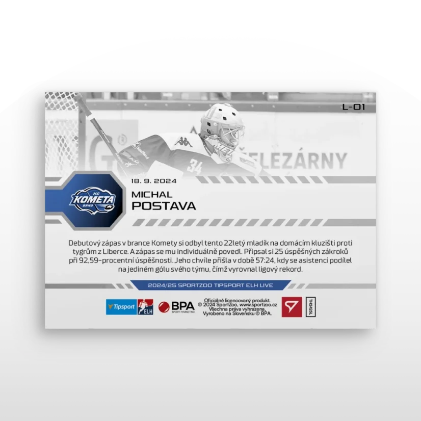L-01 Michal Postava TELH 2024/25 LIVE