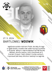 L-74 Bartłomiej Wdowik PKO Bank Polski Ekstraklasa 2023/24 LIVE