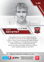 L-09 Adam Novotný TELH 2023/24 LIVE