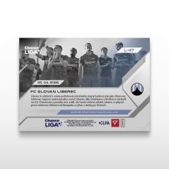 Fotbalová kartička L-47 FC Slovan Liberec - SportZoo Chance Liga 2025/26 LIVE