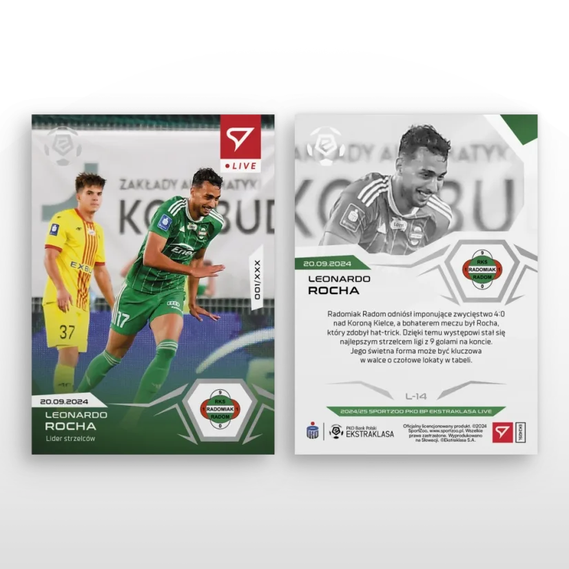 L-14 Leonardo Rocha PKO BP Ekstraklasa 2024/25 LIVE