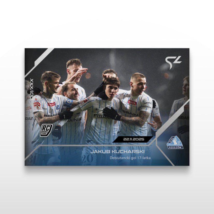 Karta piłkarska L-17 Jakub Kucharski - SportZoo Betclic 1 Liga 2025/26 LIVE