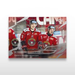 Hokejová  kartička L-30 HC MONACObet Banská Bystrica - SportZoo Tipsport liga 2025/26 LIVE