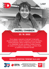 L-027 Ondřej Chabada TELH 2022/23 LIVE