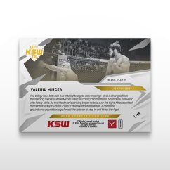 MMA-samlarkort L-15 Valeriu Mircea – SportZoo KSW 2025/26 LIVE