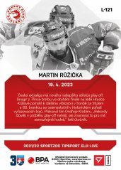 L-121 Martin Růžička TELH 2022/23 LIVE