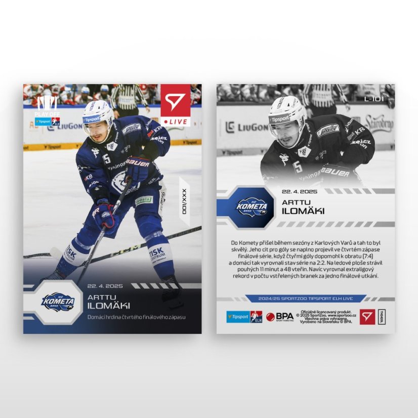 L-101 Arttu Ilomäki TELH 2024/25 LIVE