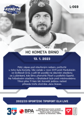 L-069 HC Kometa Brno TELH 2022/23 LIVE