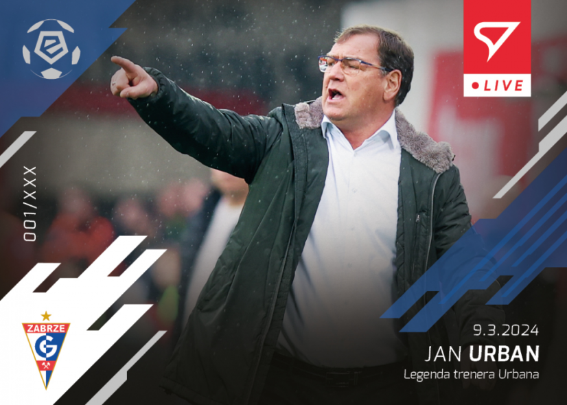 L-50 ZESTAW Jan Urban PKO Bank Polski Ekstraklasa 2023/24 LIVE + UCHWYT
