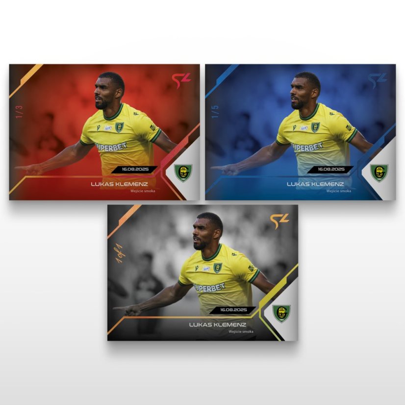 Football trading card L-09 Lukas Klemenz - SportZoo PKO BP Ekstraklasa 2025/26 LIVE