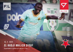 L-28 SADA El Hadji Malick DIOUF FORTUNA:LIGA 2023/24 LIVE + HOLDER