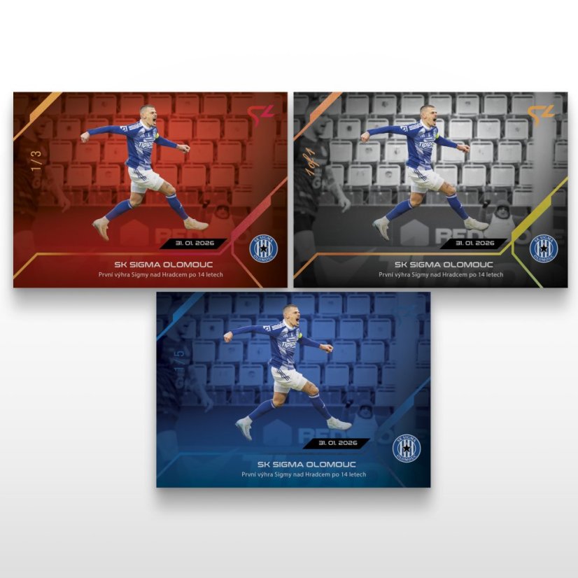 Fotbalová kartička L-27 SK Sigma Olomouc - SportZoo Chance Liga 2025/26 LIVE