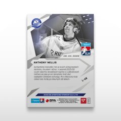 Hockey trading card L-46 Anthony Nellis - SportZoo Tipsport ELH 2025/26 LIVE
