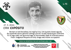 L-75 Erik Expósito PKO Bank Polski Ekstraklasa 2023/24 LIVE