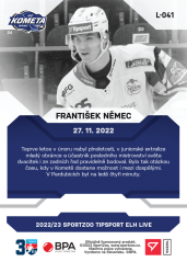 L-041 František Němec TELH 2022/23 LIVE