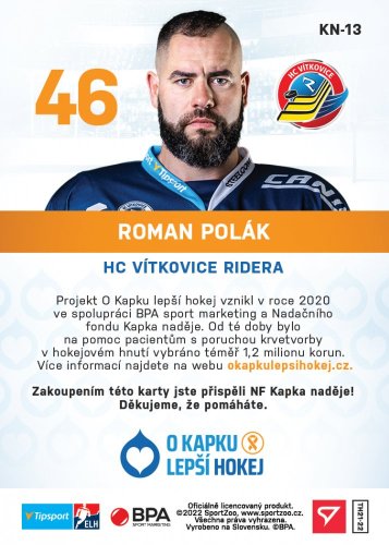 KN-13 Roman Polák TELH 2021/22 KAPKA NADĚJE
