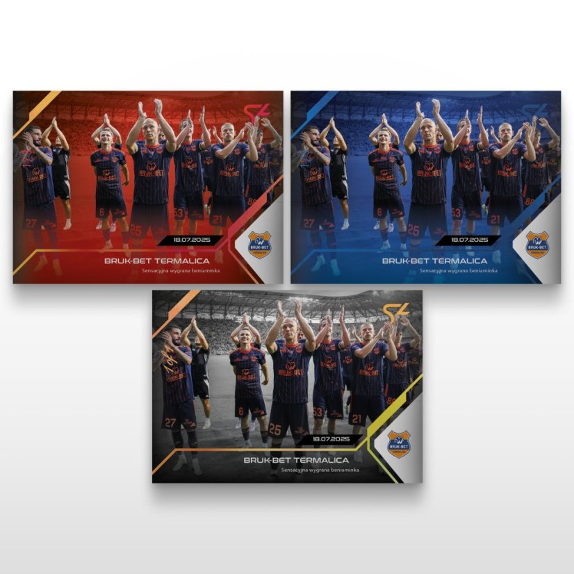 Football trading card L-01 Bruk-Bet Termalica - SportZoo PKO BP Ekstraklasa 2025/26 LIVE