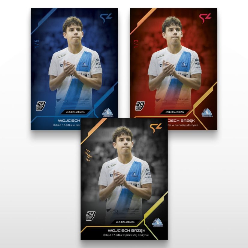 Football trading card L-50 Wojciech Brzęk - SportZoo Betclic 1 Liga 2025/26 LIVE