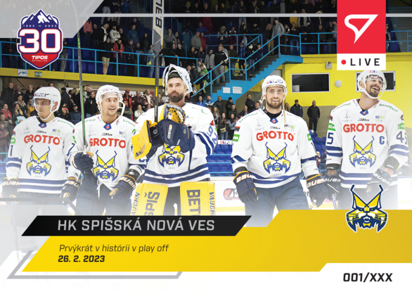 Set 24. týždňa (3 karty L-071 - L-073) TEL 2022/23 LIVE